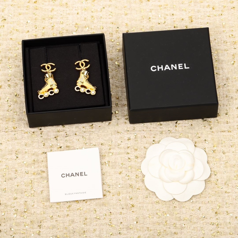 Ch*el earrings